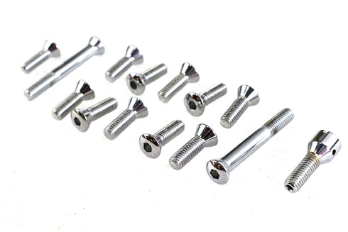 Colony Transmission Top Cover Screw Kit Chrome - 8750-14