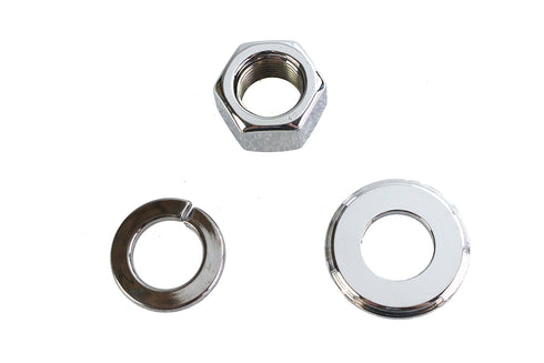 Colony Chrome Front Axle Nut and Washer Kit - 8768-3