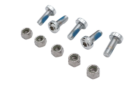 V-Twin Chrome Front Brake Disc Bolt Set - 8794-10T