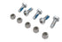V-Twin Chrome Front Brake Disc Bolt Set - 8794-10T