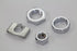 V-Twin Chrome Rear Axle Nut and Lock Kit - 8832-4T