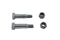 Colony Driver Footpeg Dome Bolt and Nut Chrome - 8850-4