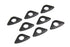 Colony Cylinder Base Washer Tab Black - 8861-8