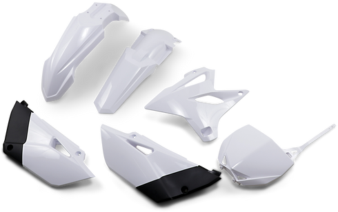 UFO Replacement Body Kit - White/Black - Yamaha - YZ '15-'21 YAKIT320-046