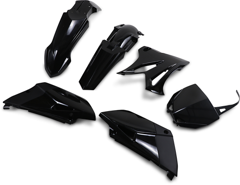 UFO Replacement Body Kit - Black - Yamaha - YZ '15-'21 YAKIT320-001