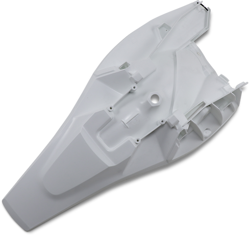 UFO MX Rear Fender - '18-'19 OEM White - Husqvarna - TC '18-'24 HU03383-041