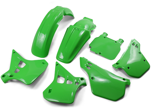 UFO Replacement Body Kit - '91 OEM Green - Kawasaki - KX '90-'91 KAKIT196-999A