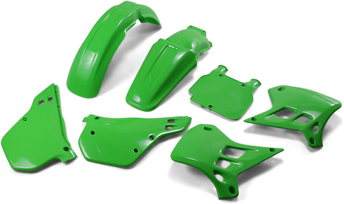 UFO Replacement Body Kit - '91 OEM Green - Kawasaki - KX '90-'91 KAKIT188-999A