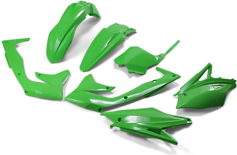 UFO Replacement Body Kit - OEM Green - Kawasaki - KX '16-'17 KAKIT223-026