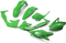 UFO Replacement Body Kit - OEM Green - Kawasaki - KX '16-'17 KAKIT223-026