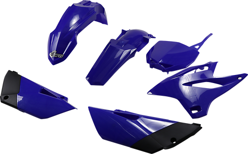 UFO Replacement Body Kit - Reflex Blue/Black - Yamaha - YZ '15-'21 YAKIT320-089