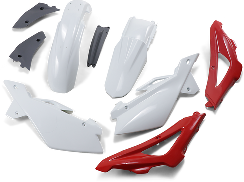 UFO Body Kit - '06 OEM White/Red/Gray - Husqvarna - CR HUKIT603-999