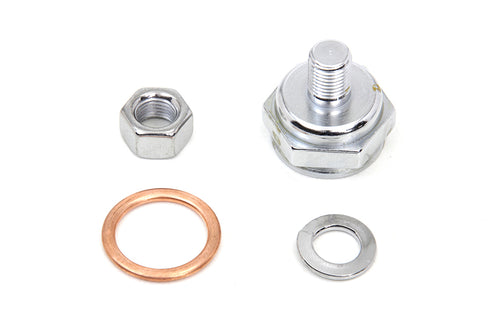 Colony Linkert Carburetor Bowl Chrome Lock Nut - 8901-4