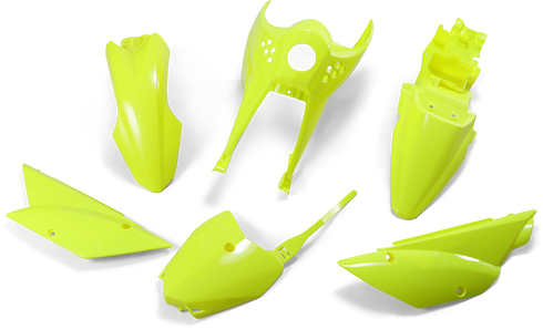 UFO Replacement Body Kit - Fluorescent Yellow - Kawasaki - KX '10-'25 KA37003-DFLU