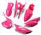 UFO Replacement Body Kit - Pink - Kawasaki - KX '10-'25 KA37003-P