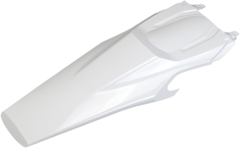 UFO MX Rear Fender - White - Husqvarna - FC/TC '19-'22 HU03389040