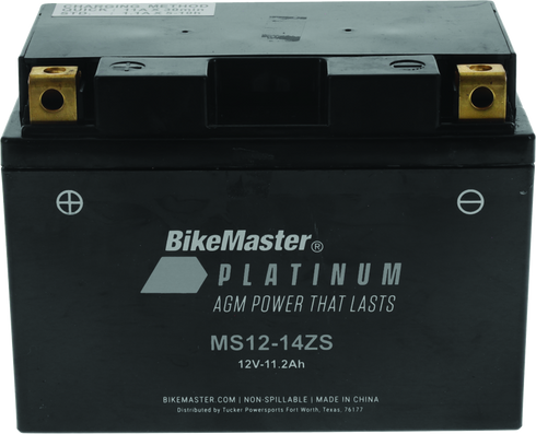 BikeMaster AGM Battery - MS12-14ZS
