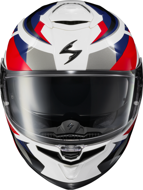 SCORPION EXO Exo Eclipse Full Face Helmet Lunar White/Red/Blue Lg - 75-2426L
