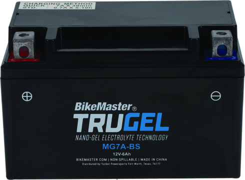 BikeMaster TruGel Battery - MG7A-BS