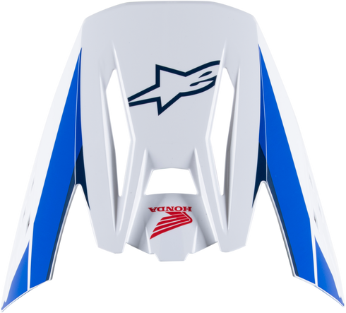 ALPINESTARS Honda S M5 Helmet Visor White/Blue/Red Glossy - 482-09238