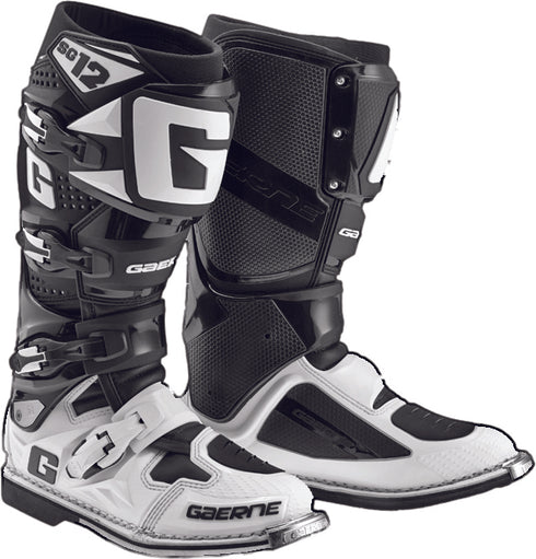 GAERNE Sg 12 Boots Black/White Sz 09 - 480-05049