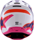 ALPINESTARS Sm3 Heat Helmet White/Purple/Pink Glossy Xl - 482-00120X