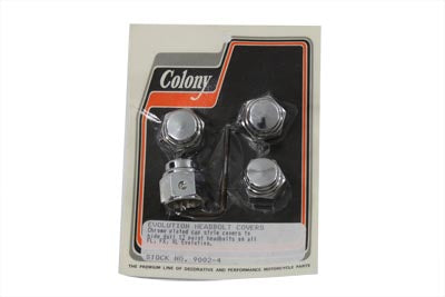 Colony Cap Headbolt Cover Chrome - 9002-4