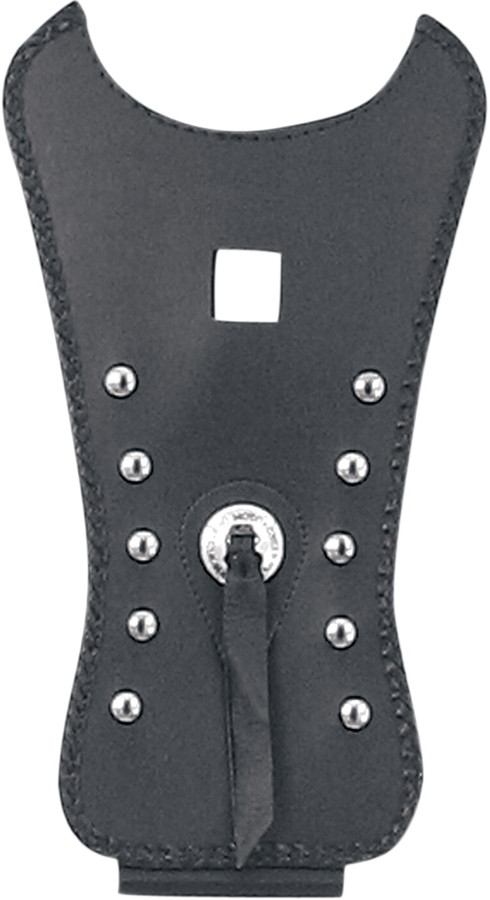 MUSTANG Cruiser Tank Bib - Studs/Concho - Black - Yamaha 93152