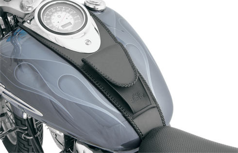 MUSTANG Pouch Tank Bib - Smooth - Black - Yamaha 93304