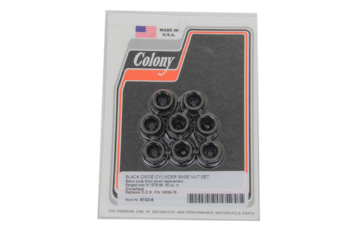 Colony Cylinder Base Nut Black - 9102-8
