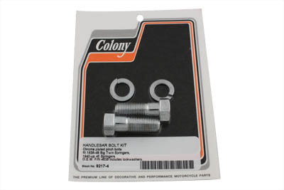 Colony Handlebar Bolt Kit Chrome - 9217-4