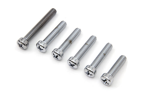 Colony Cam Cover Screw Kit Chrome - 9305-7