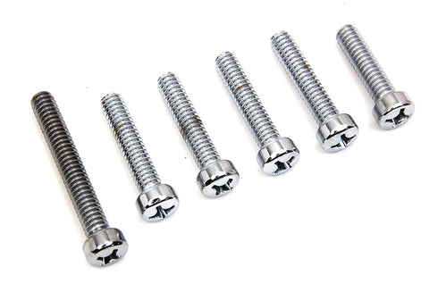 Colony Cam Cover Screw Kit Chrome - 9305-7