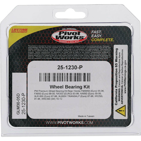PIVOT WORKS Wheel Bearing Kit Premium - 22-51230P