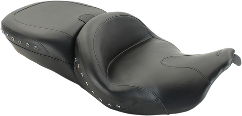 MUSTANG Summit Studded Black Seat - Backrest Receptacle - FL '08-'25 76862
