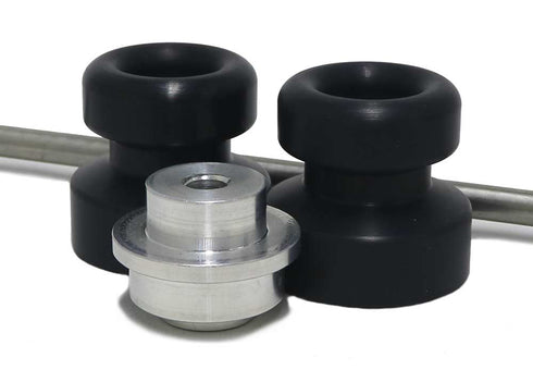Front Axle Sliders Black