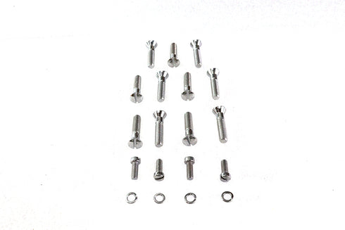 Colony Cam Cover Screw Kit Chrome - 9412-19