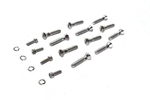 Colony Cam Cover Screw Kit Chrome - 9412-19