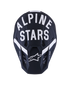 ALPINESTARS Sm7 Dasher Helmet Blk/Wht Matt Xs - 482-00189XS