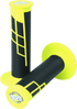 ProTaper Clamp-On 1/2 Waffle Grip - Neon Yellow/Black