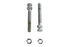 Colony Rear Axle Adjuster Screw Chrome - 9500-4