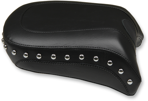 MUSTANG Wide Rear Seat - Studded - Black - FLST '05-'17 76235