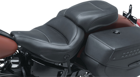 MUSTANG Passenger Touring Seat - Black - Original Stitch - FLHC/FLDE 75881