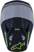 ALPINESTARS Sm3 Radium Helmet Gry/Blk/Ylw Fluo Matt 2x - 482-001832X