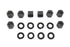 Colony Replica Cylinder Base Nut Kit Parkerized - 9624-16