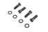 Colony Parkerized Linkert Carburetor Mount Screws - 9664-8