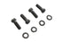 Colony Parkerized Linkert Carburetor Mount Screws - 9664-8