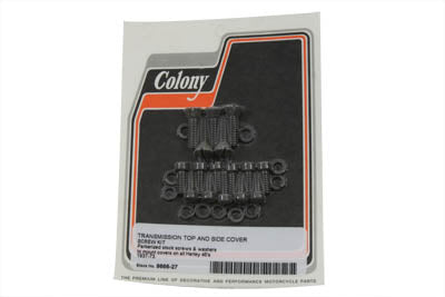 Colony Transmission Top and Side Cover Screw Kit Parkerized - 9666-27