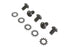 Colony Wheel Hub Star Screw Parkerized - 9670-10