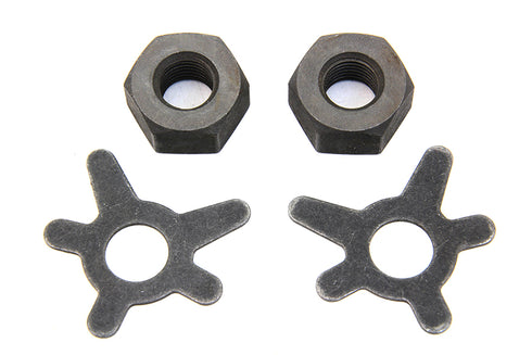Colony Brake Shaft Nut and Lock Kit Parkerized - 9677-4